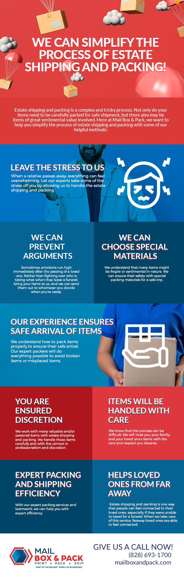 We Can Simplify the Process of Estate Shipping and Packing! [infographic]